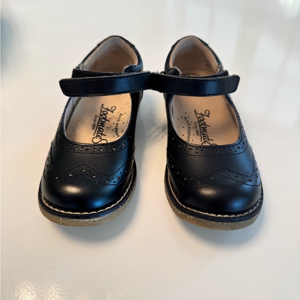 FootMates Classic Black Kids Dress Shoes